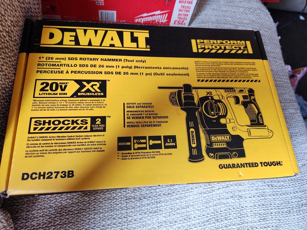 DEWALT XR 20-volt Max 1-in Sds-plus Variable Speed Cordless Rotary Hammer Drill (Bare Tool)

