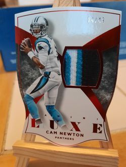 Cam Newton Diecut 4 Color Patch