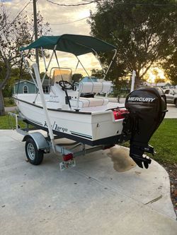 1997 16 ft key largo, 2016 40 hp 4 stroke mercury