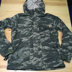 DC Parka Windbreaker Waterproof 5000 Series Camo Camouflage Dollar Yen Euro Pound