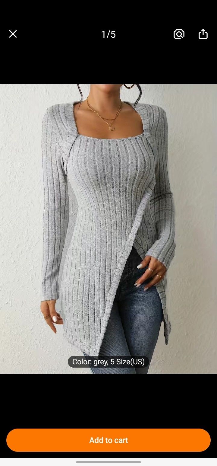 Brand New Sweater Large Grey