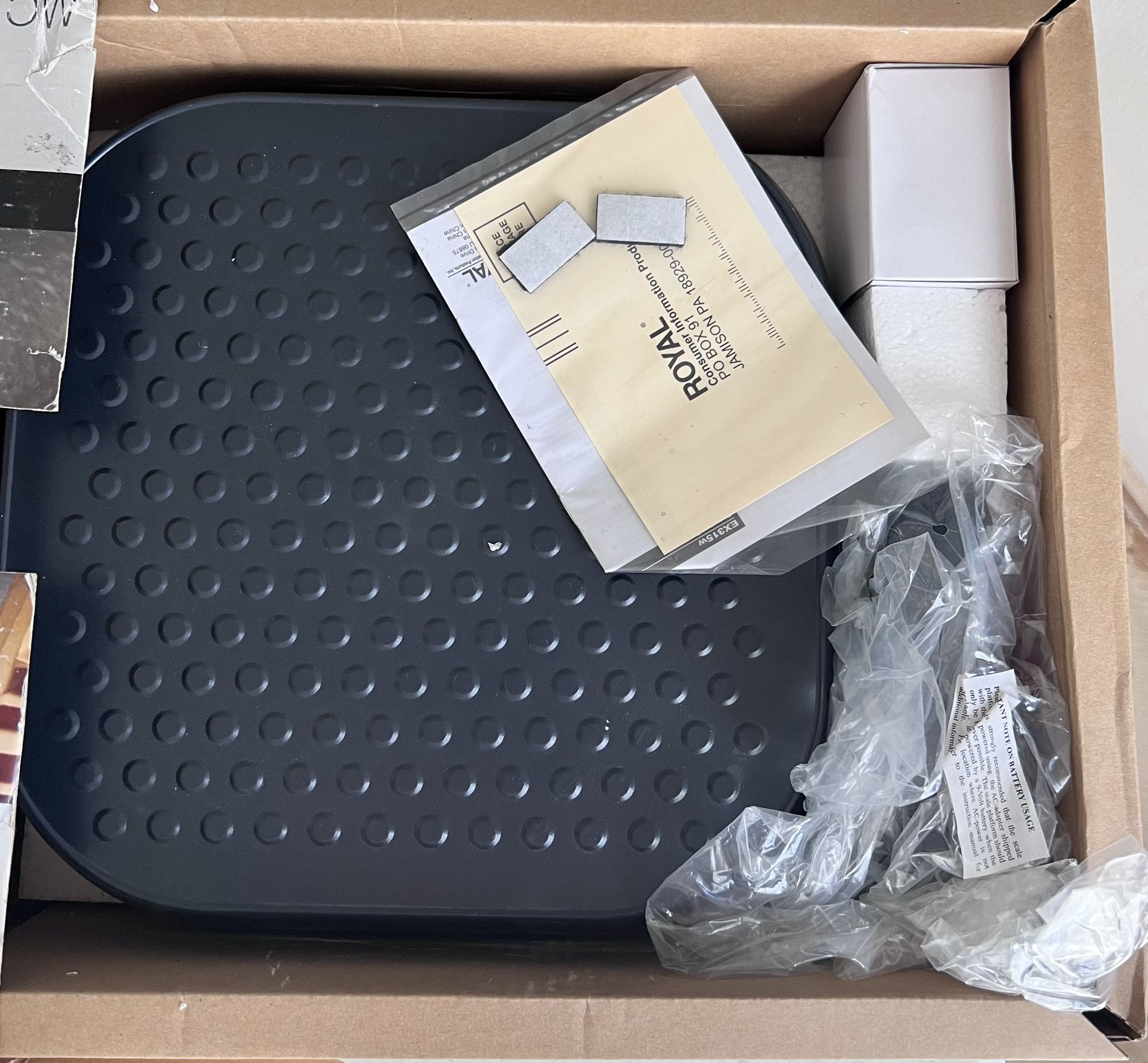 Royal Shipping Scale Model EX315W, 315lbs Scale & Power Adapter Only