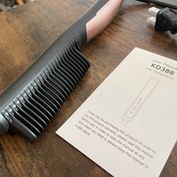 NEW NWT Casavok Hair Comb Straightener