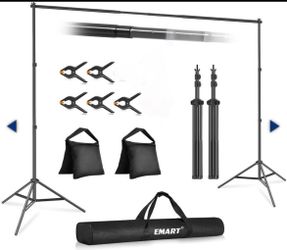 Backdrop Stand - Black, 10'x7'