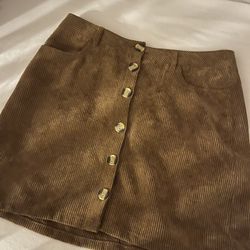 Size Medium Brown WOMANS Skirt
