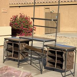Cabelas Camping Outdoor Kitchen Sink Table Set