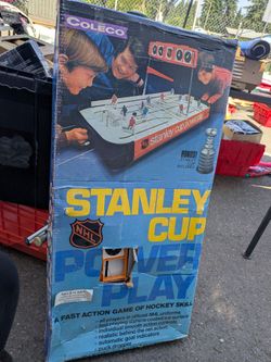 vintage Coleco Stanley Cup Power Play table hockey game