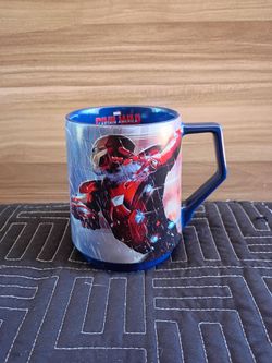 Captain America Shield Ceramic Mug - Blue & Red