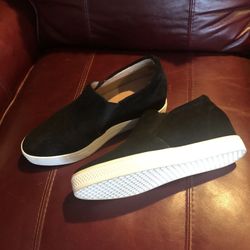 Suede Hidden Wedge Sneaker