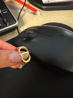 18K real saudi gold . not plated