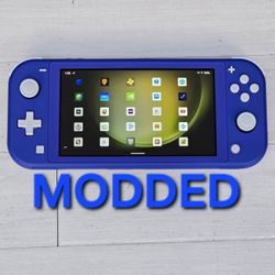 NINTENDO SWITCH LITE 1TB MOD WITH 200 GAMES + 10000 RETROS 