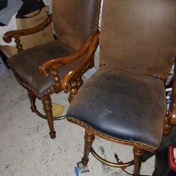 3 high back bar stools