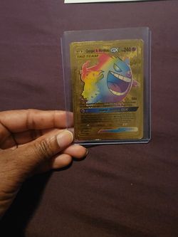 Pokemon gold card