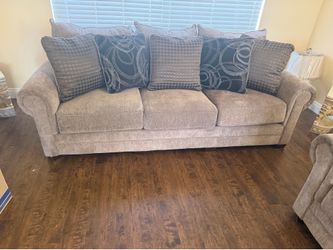 Nice Love seat & Sofa set along with the chair and Foot stool