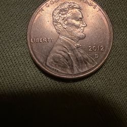 2012-D Lincoln Shield Penny Brilliant Unc (Broadstrike Error) 