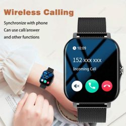 Multifunctional Smart Watch For iPhone , iOS , Available In Pink And Black 