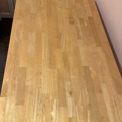 Wood Dining Table w/ 3 chairs