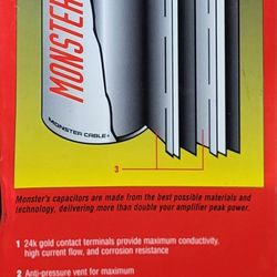 monster capacitor for car amplifier 