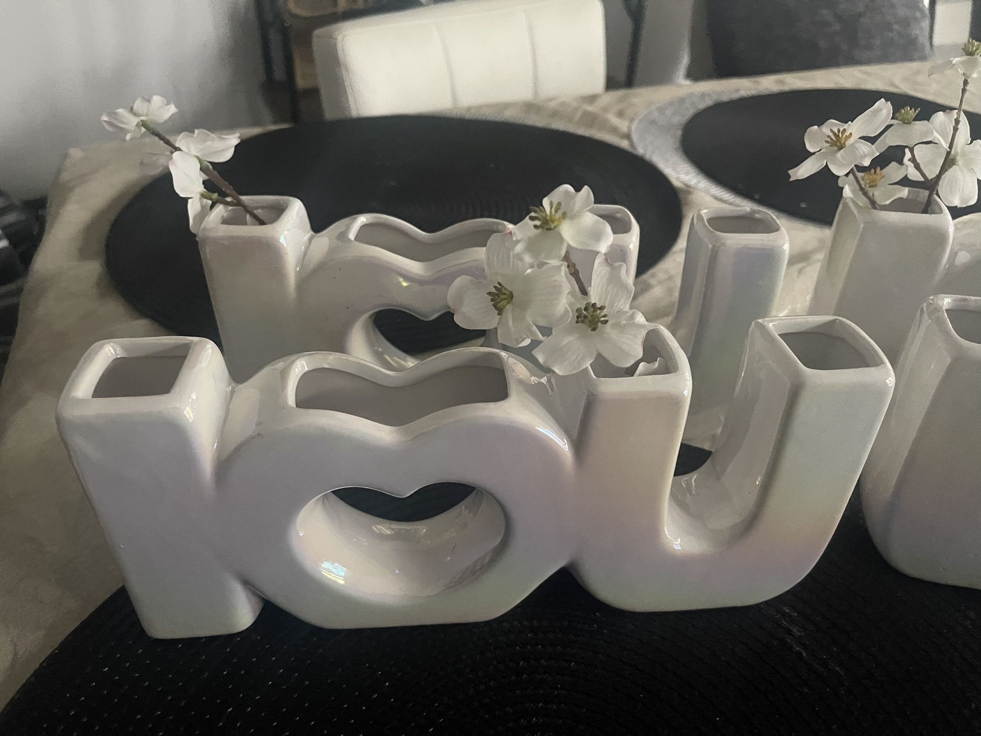 I Love You Table Decors 4 Of Them