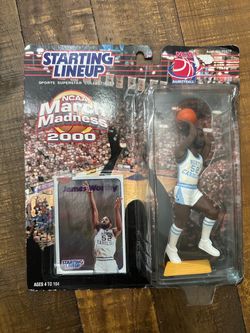 Starting Lineup James Worthy NCAA March Madness 2000 Figure