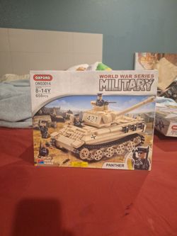 Oxford Blocks World War Series Panther Tank (OM33014) - MISB (Brand New & Sealed)