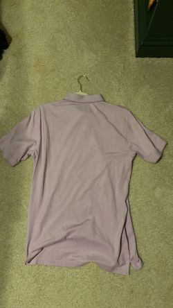 Purple polo shirt