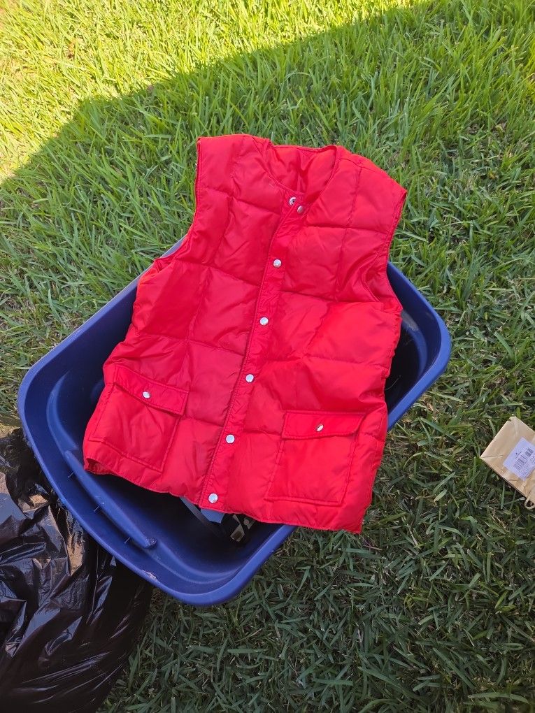 Red Puffer Vest