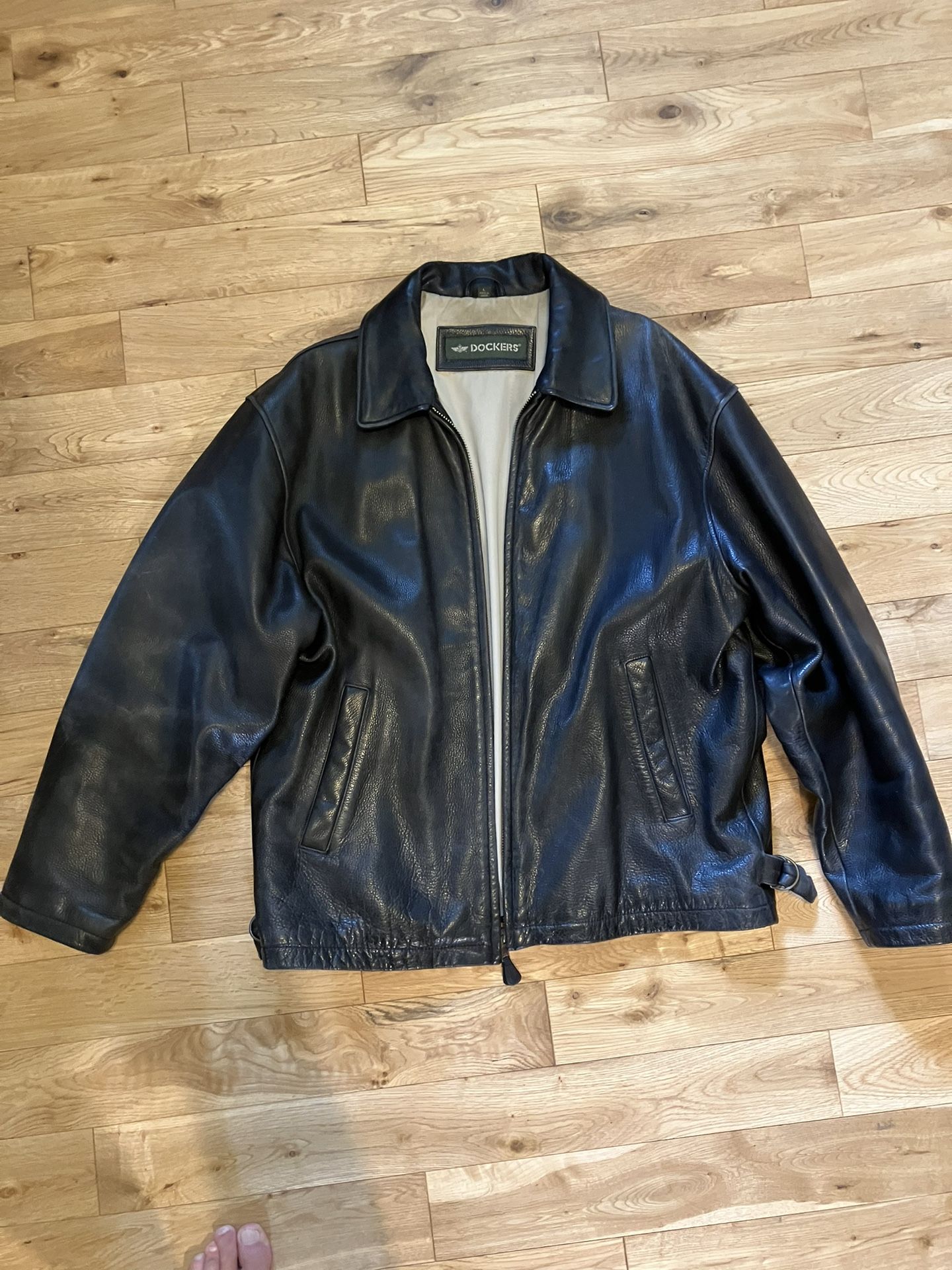 Vintage All Leather Dockers Jacket