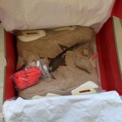 Travis Scott Jordan 6 Retro Mens Size 8 Deadstock