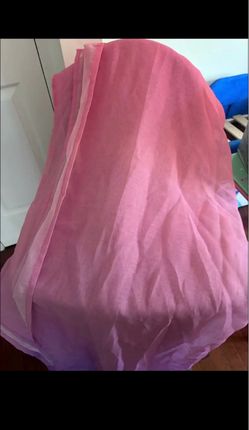 Pink Ombre Sheer Fabric CURTAINS 🎀