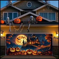 Halloween Garage Banner