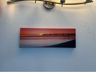 Venice Beach Canvas Print Photo Wall Decor 7"x 20"