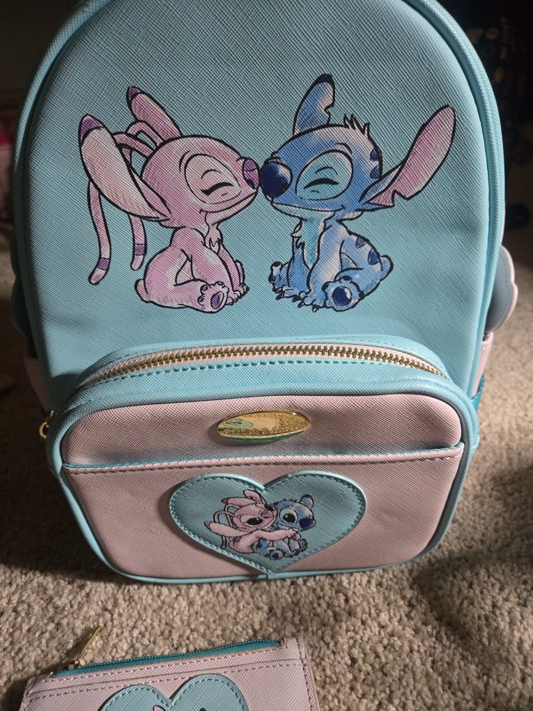 Stitch And Angel Backpack