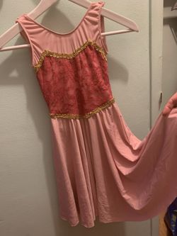 Costume/Dance dress and headpiece little girls