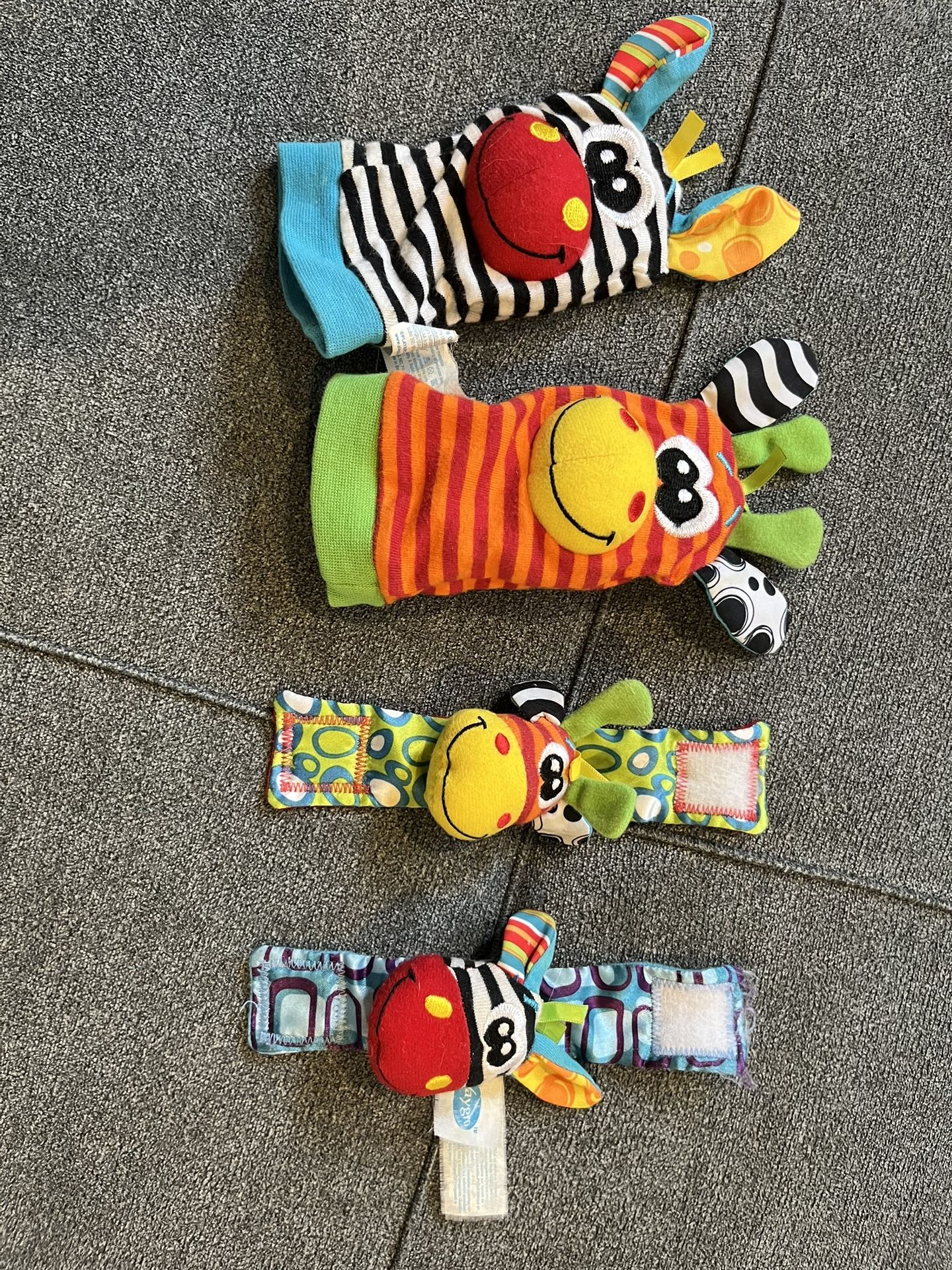 Baby Hand And Foot Rattle Toys