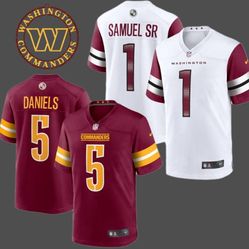 Washington Commanders - Jayden Daniels - Men's Stitched Nike Jersey - Multiple Sizes Available - SIZES ARE IN THE DESCRIPTION 