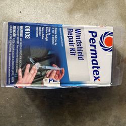 Windshield repair kit