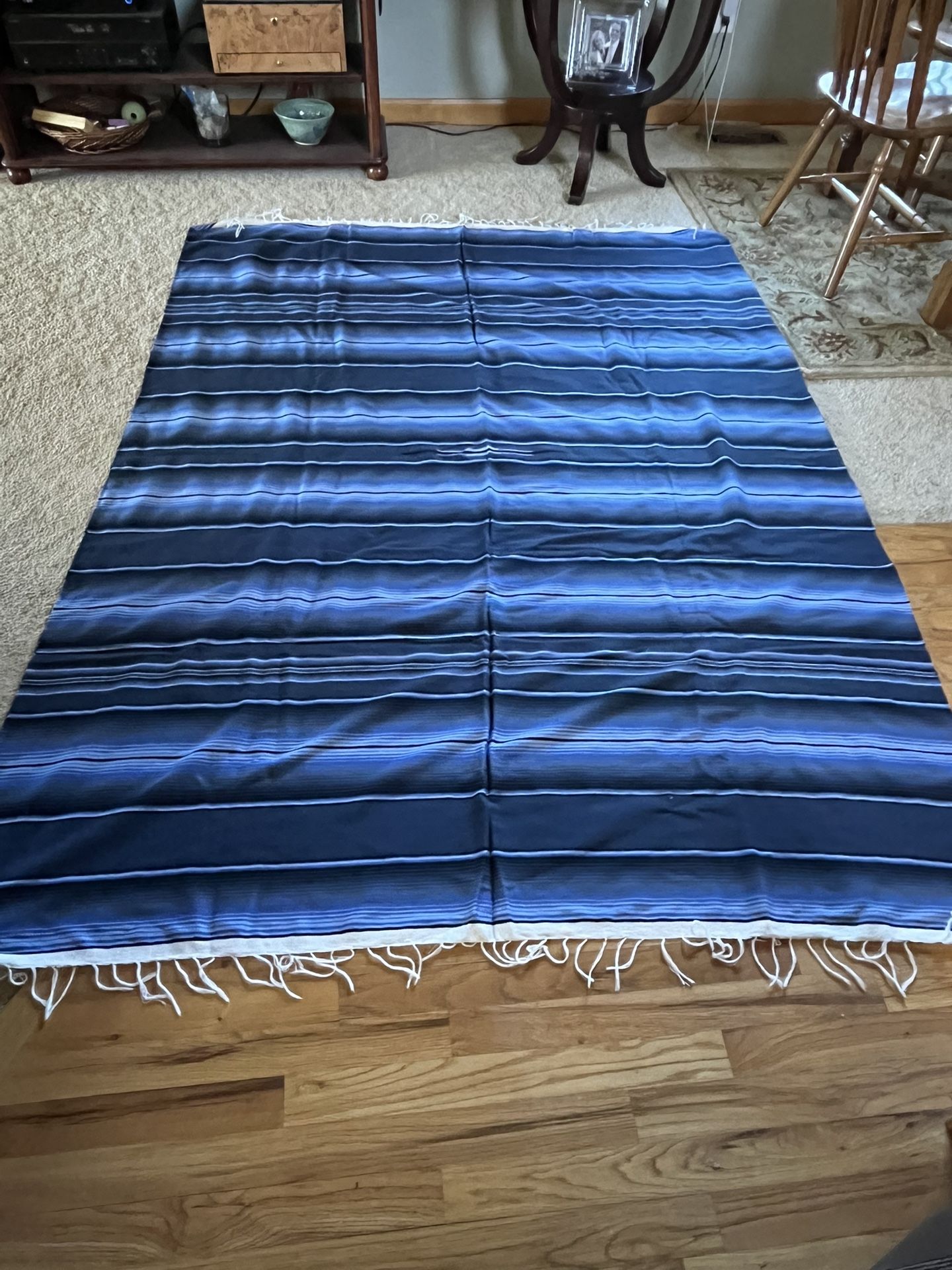 Blue Blanket 83” X 61”