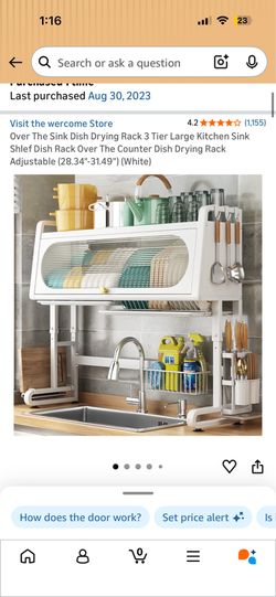 Brand New Over the Sink Dish Rack