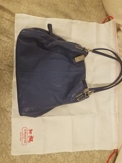 COACH BLUE BAG
