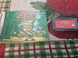 The legend of zelda the minish cap gameboy advance with the manual