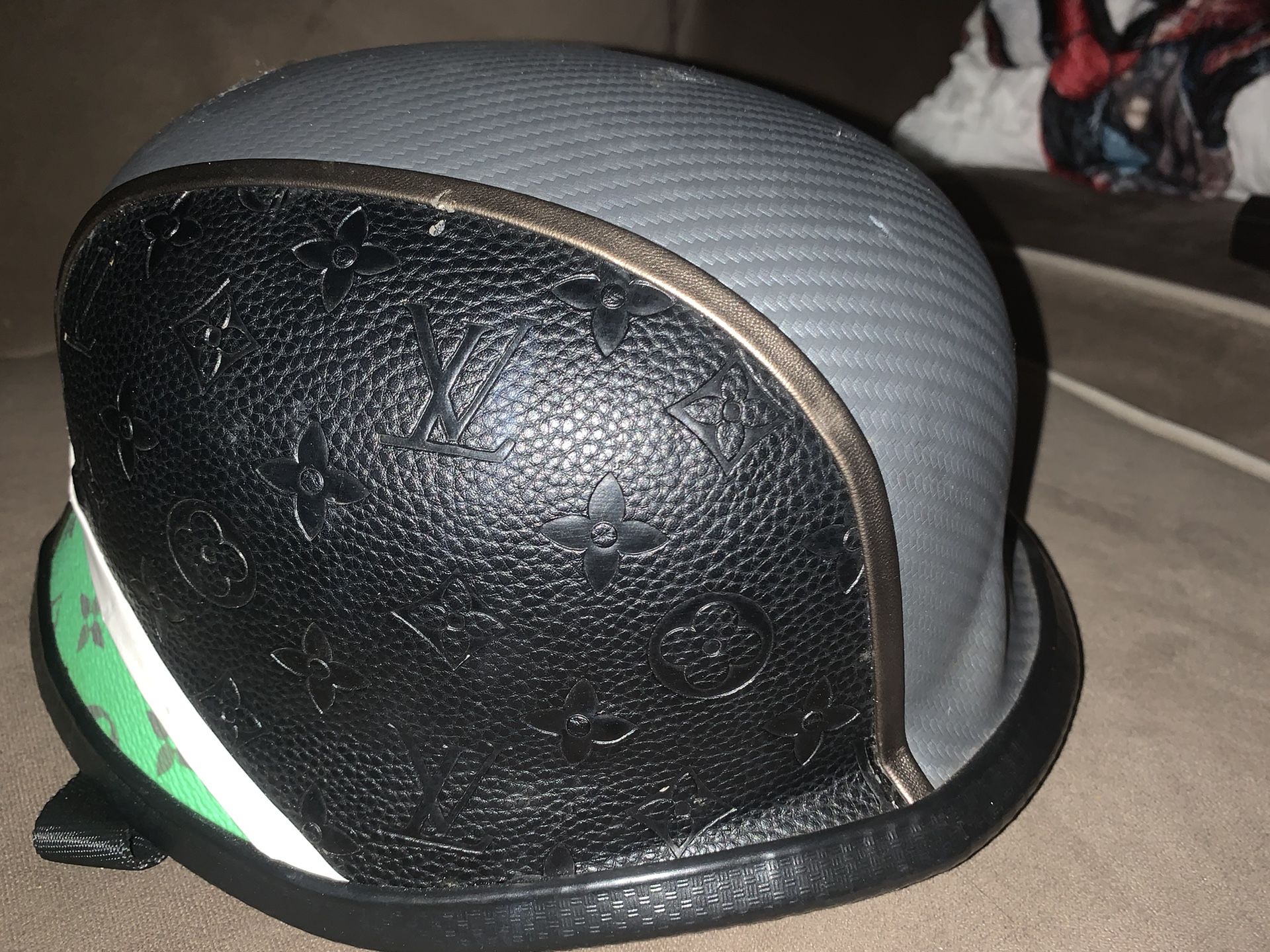 Half Helmet LV custom Made
