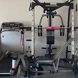 All in one smith machine home gym