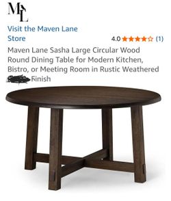 Maven Lane/ Sasha Round Dining Table