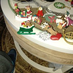 Santa Ornaments