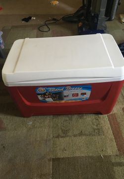Igloo cooler with handles