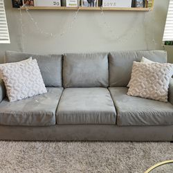 Heather Grey Couch - Need To Sell Fast 