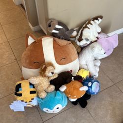 Squishmallows And Stuffed Animals 