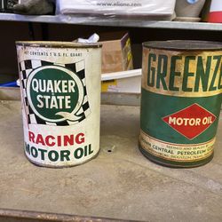 Vintage Oil Cans 