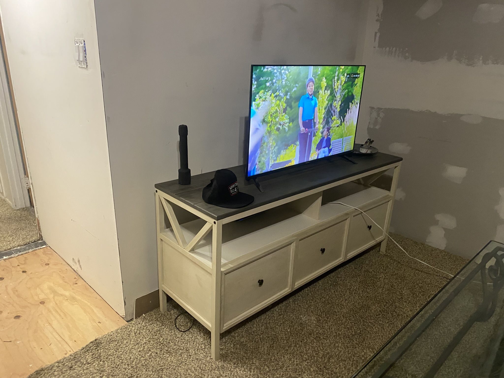NEW IN BOX Farmhouse TV stand